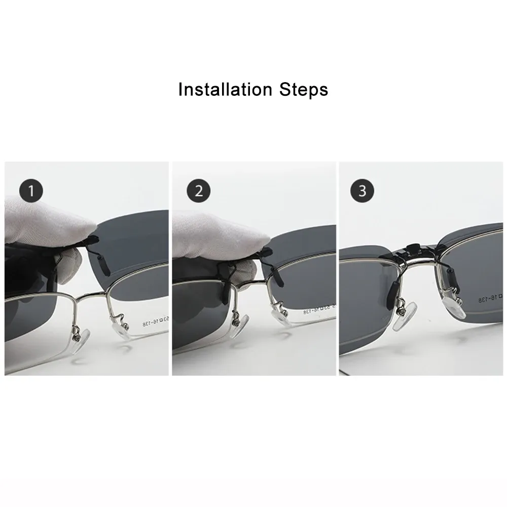 KLASSNUM lunettes à clipser en situation