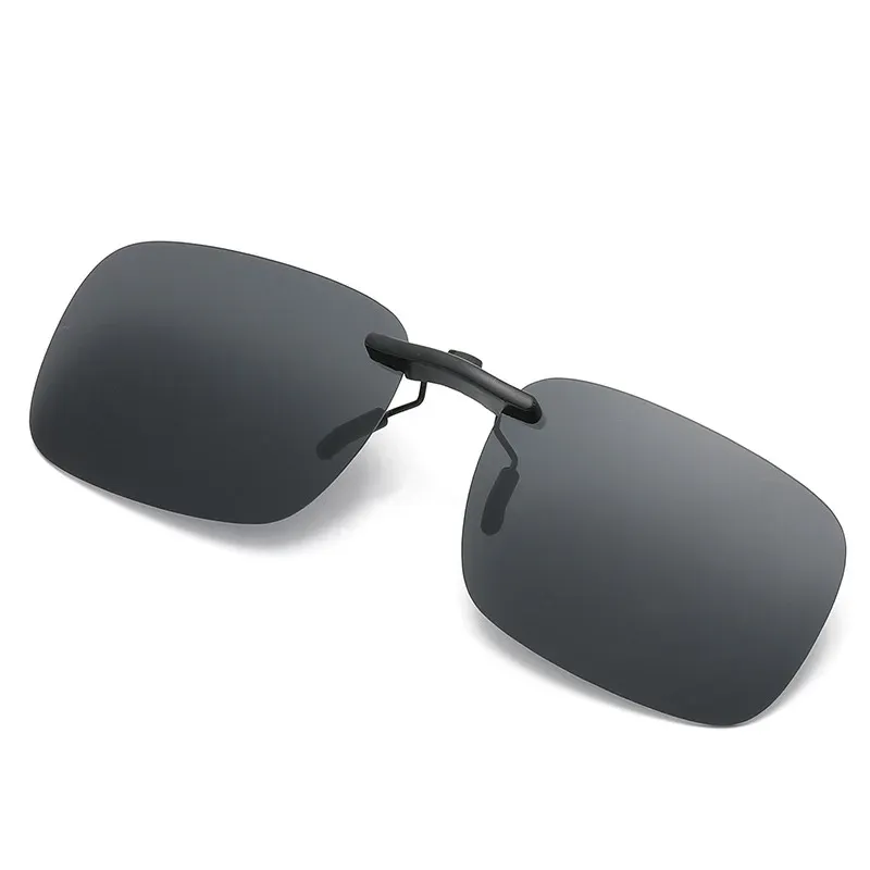 KLASSNUM Lunettes de soleil polarisées sans monture unisexes, verres fins, anti-éblouissement, protection UV400 13