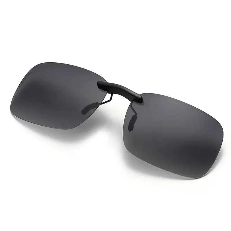 KLASSNUM Lunettes de soleil polarisées sans monture unisexes, verres fins, anti-éblouissement, protection UV400 11