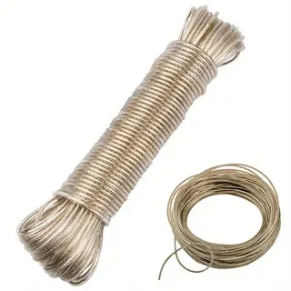 Corde à linge en PVC, 787,4 pouces (20 m), diamètre 3 mm, idéale pour le camping et les voyages 7