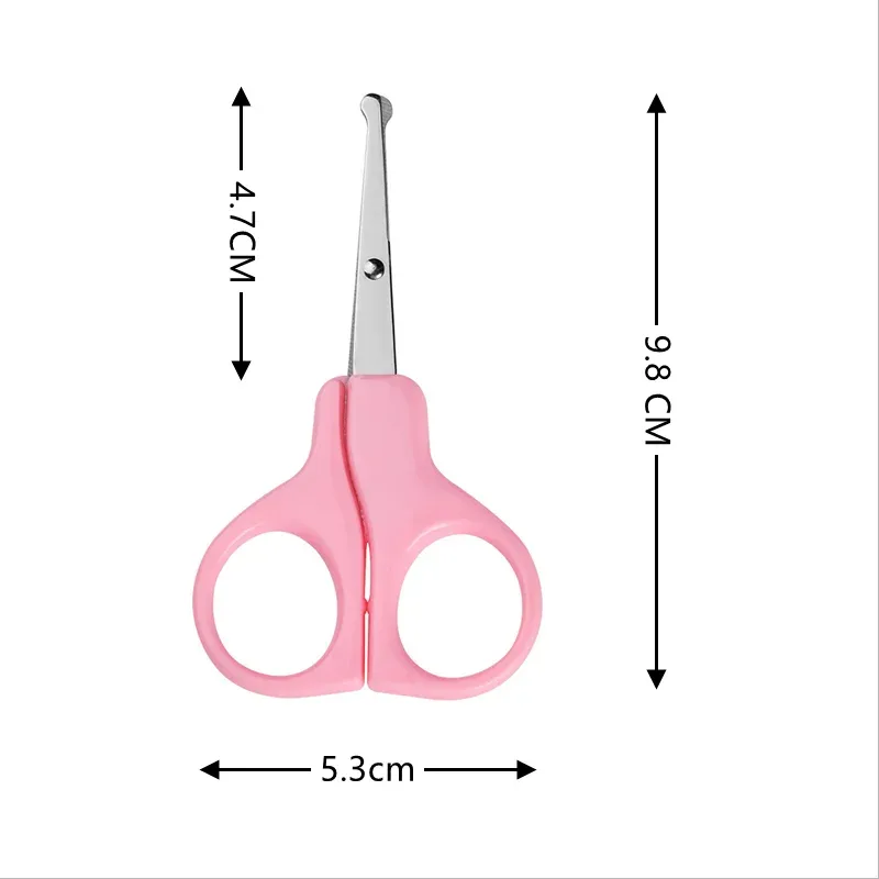 Coupe-ongles pour nouveau-né, pratique et sûr, à lame longue, ciseaux spéciaux pour soins des bébés 5