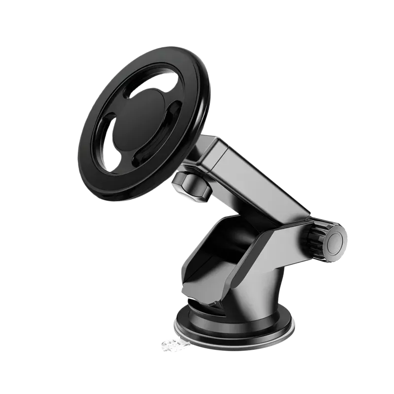 Support de téléphone magnétique universel pour voiture, ventouse sous vide pliable, rotation 360° 10