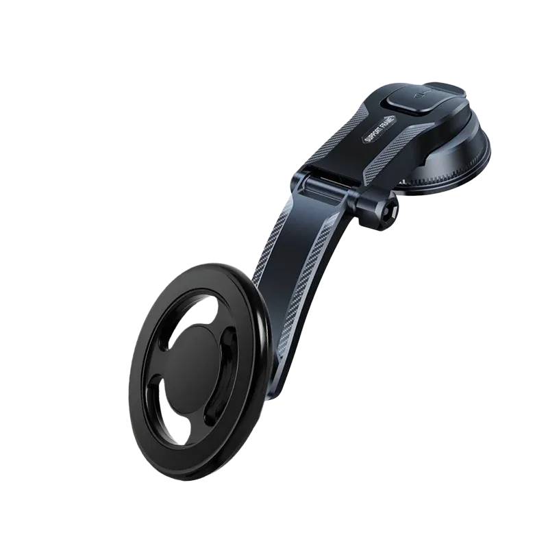 Support de téléphone magnétique universel pour voiture, ventouse sous vide pliable, rotation 360° 9