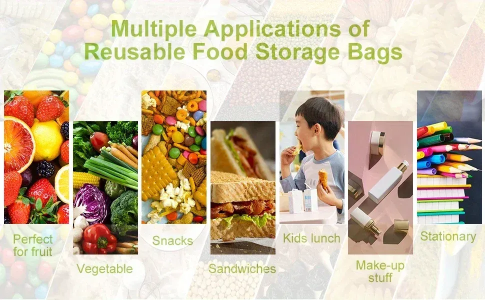 Sac de conservation des aliments debout