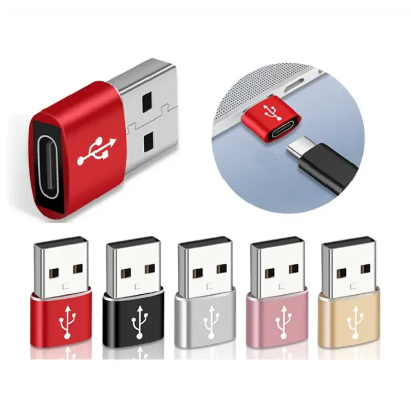 Adaptateur USB-C mâle vers Micro USB femelle OTG pour MacBook et Samsung S20 4