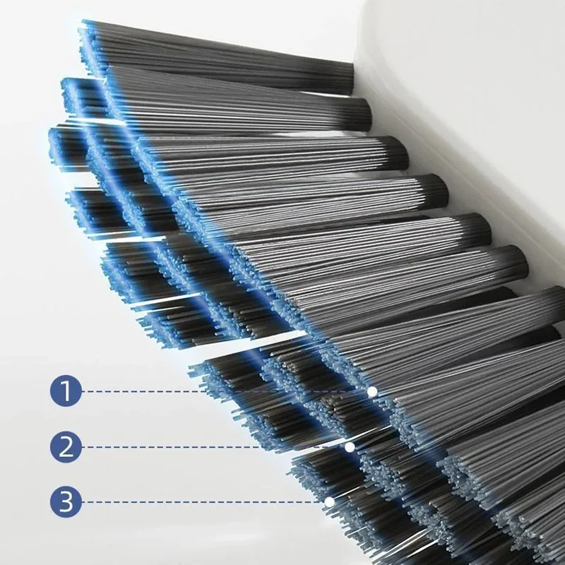 Brosse de nettoyage 2 en 1 pour rainures, rails de fenêtres et portes coulissantes, à poils durs pour joints et interstices 6