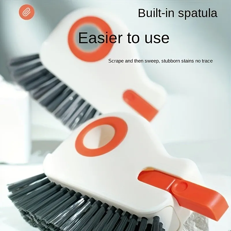Brosse de nettoyage pour rainures en situation d'utilisation