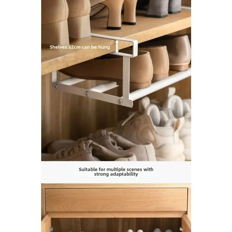 Étagère à chaussures réglable, usage quotidien