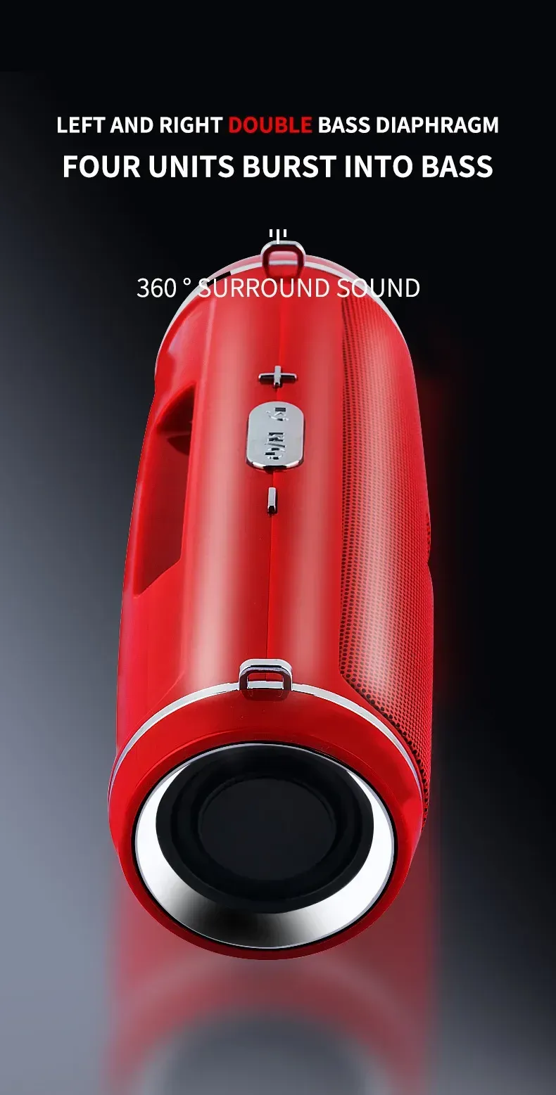 Finitions de l'enceinte portable