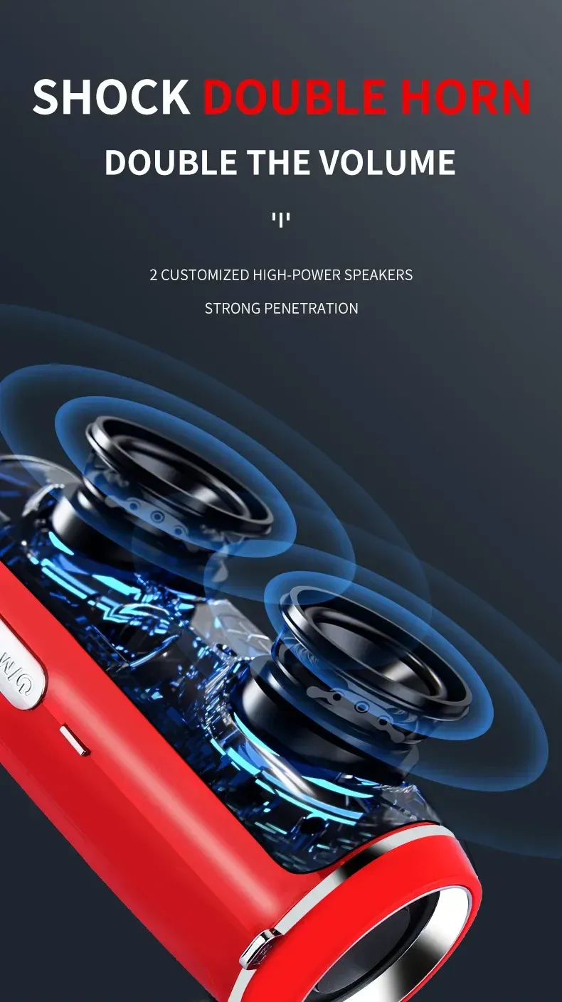 Design élégant de l'enceinte Bluetooth