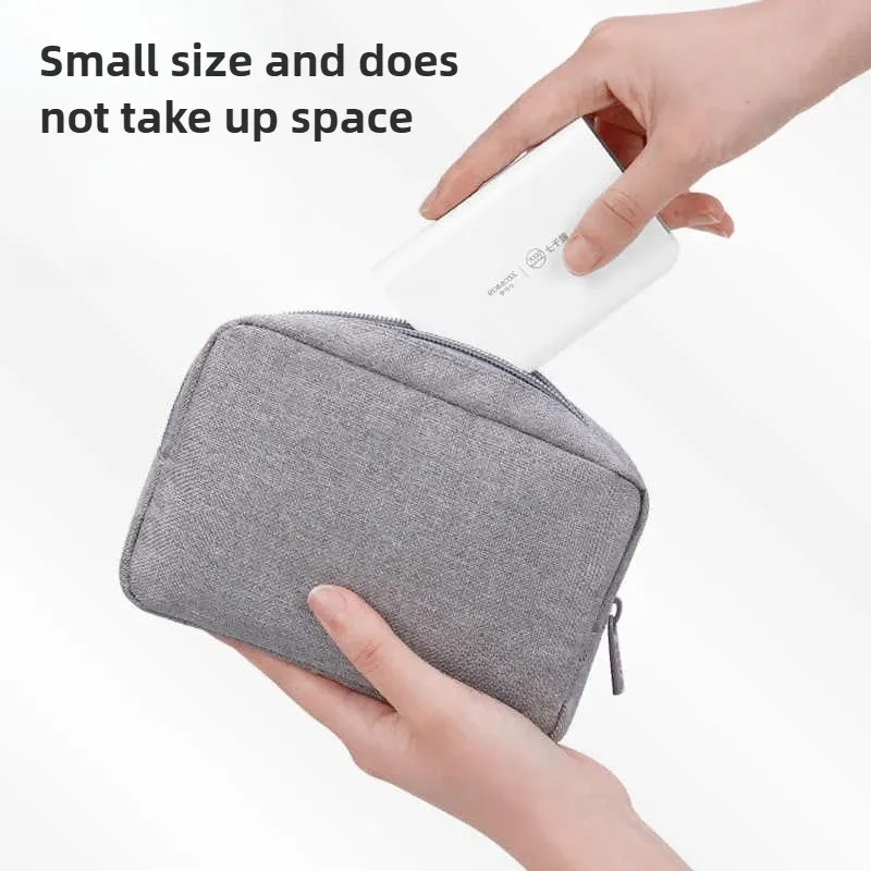 Pochette de voyage essentielle, organisateur pour câbles USB, écouteurs et accessoires électroniques 2