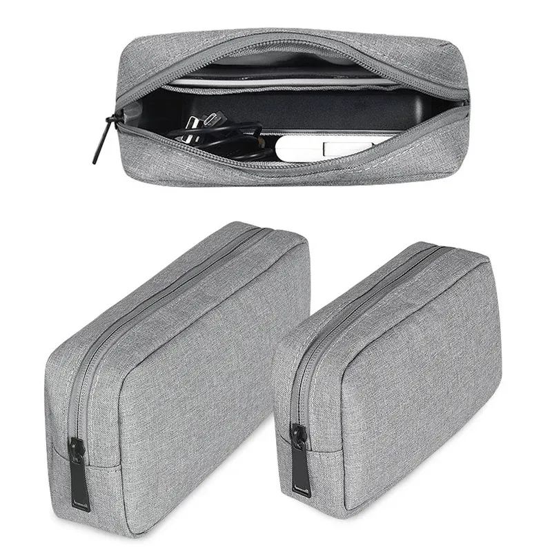 Pochette de voyage essentielle, organisateur pour câbles USB, écouteurs et accessoires électroniques