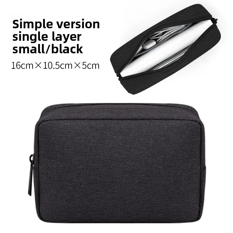 Pochette de voyage essentielle, organisateur pour câbles USB, écouteurs et accessoires électroniques 8