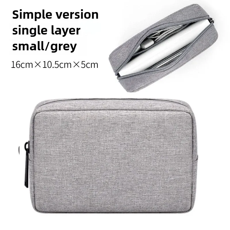Pochette de voyage essentielle, organisateur pour câbles USB, écouteurs et accessoires électroniques 10
