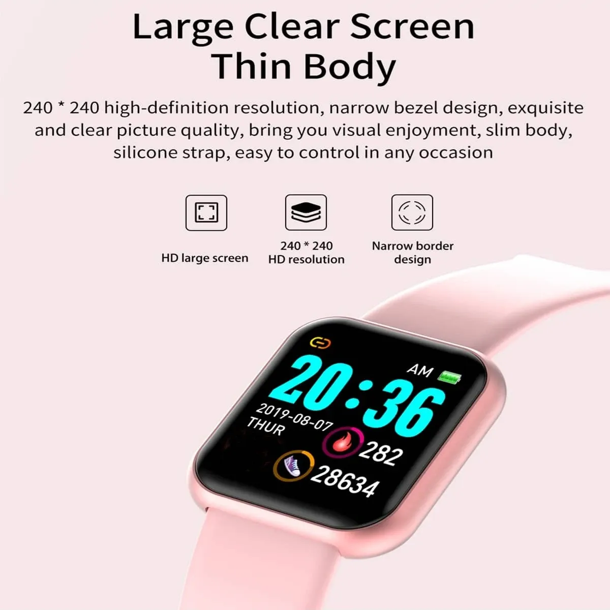 Bracelet détachable de la montre connectée
