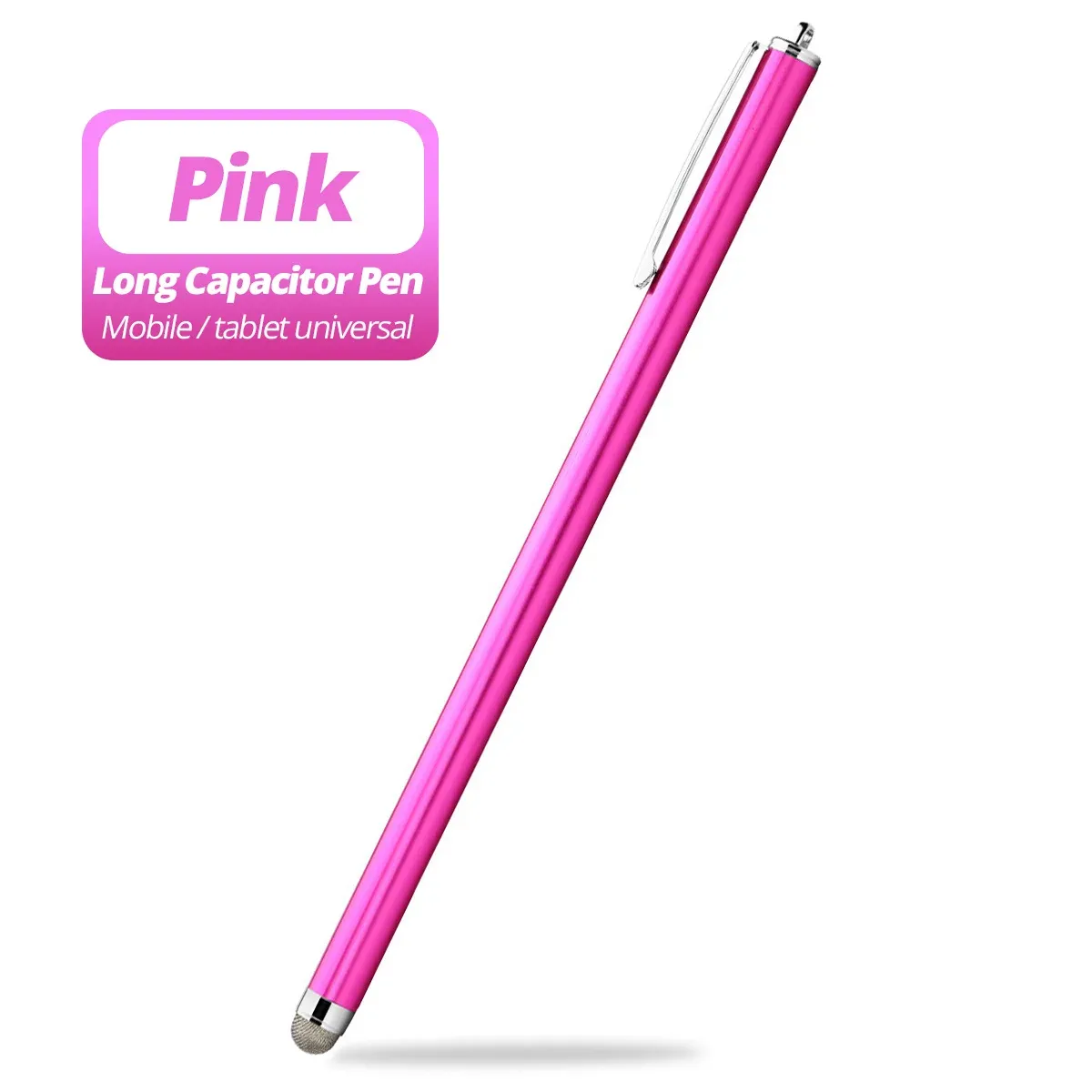Stylet capacitif long 18,5 mm pour tablette et smartphone, compatible iPhone, Samsung, iPad et Android 9