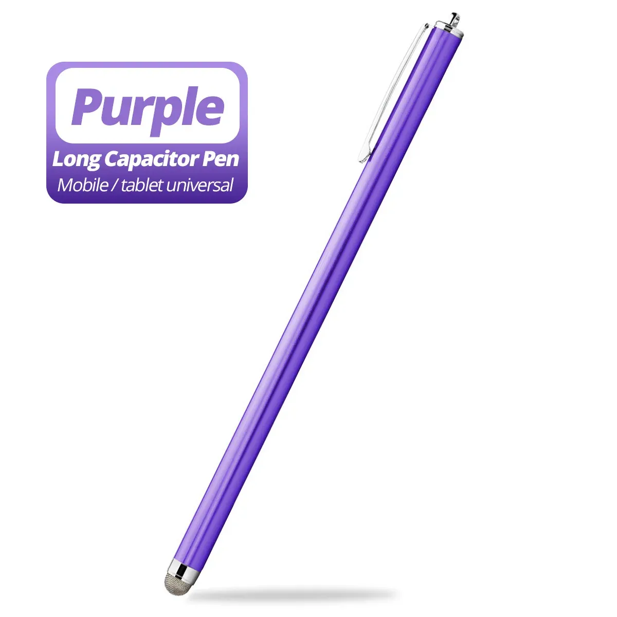 Stylet capacitif long 18,5 mm pour tablette et smartphone, compatible iPhone, Samsung, iPad et Android 8