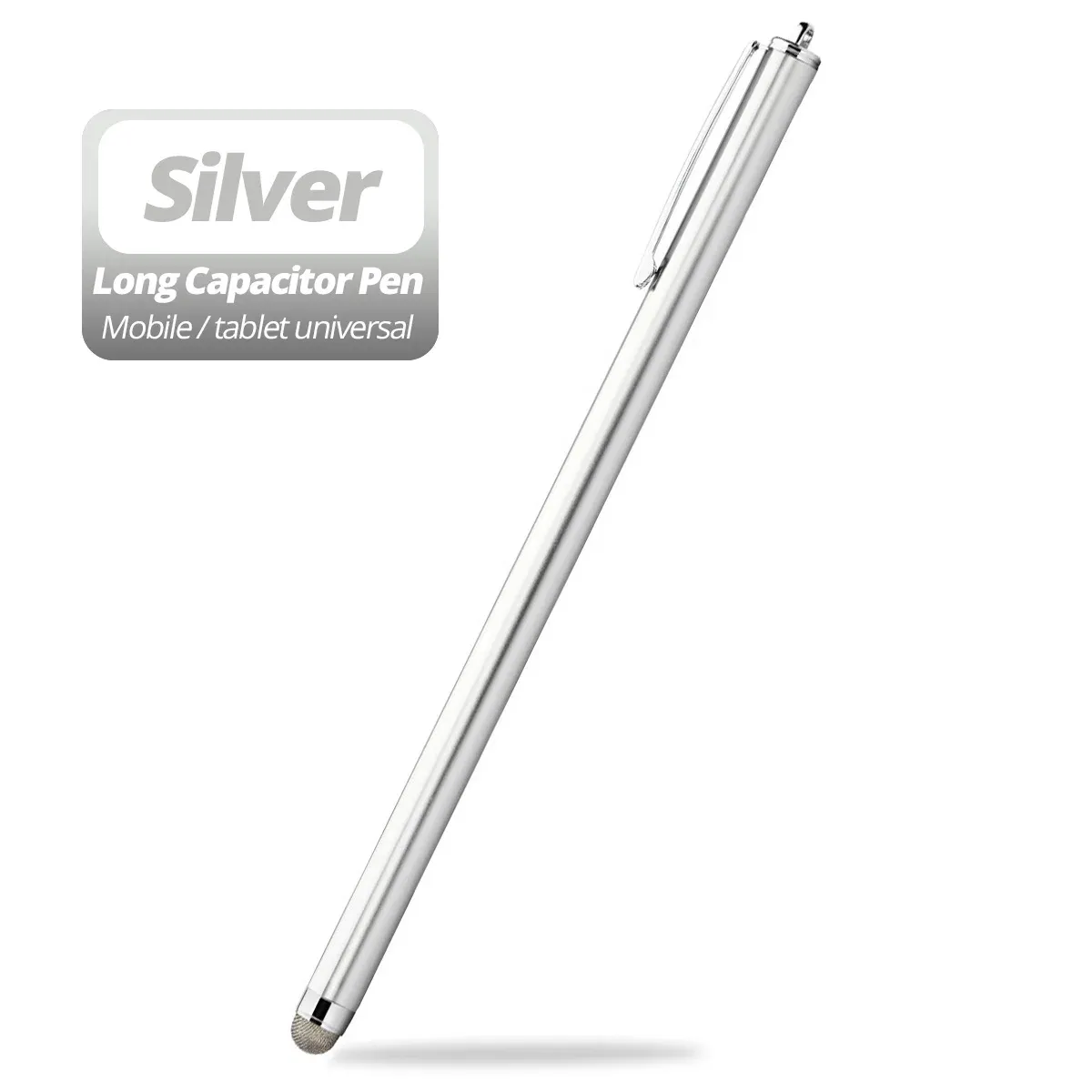 Stylet capacitif long 18,5 mm pour tablette et smartphone, compatible iPhone, Samsung, iPad et Android 14