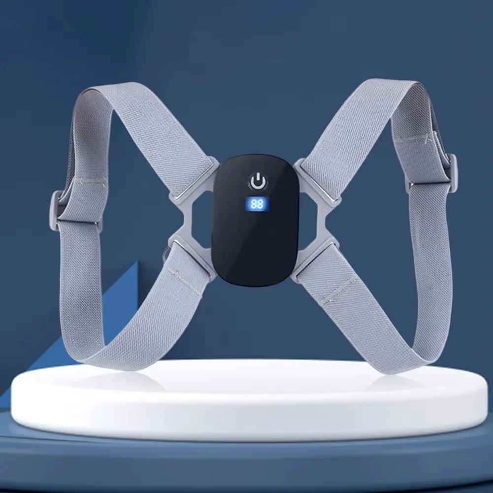 Correcteur de posture intelligent à attelle dorsale rechargeable, rappel par vibrations en huit formes, batterie 400 mAh pour le travail, l'étude, le bureau et la maison 6