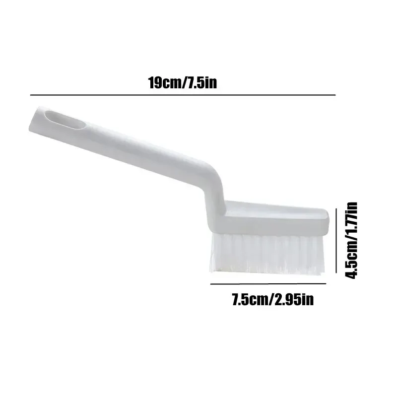 Brosse de nettoyage polyvalente pour joints de carrelage et rainures de fenêtre, outil pratique pour les angles 8