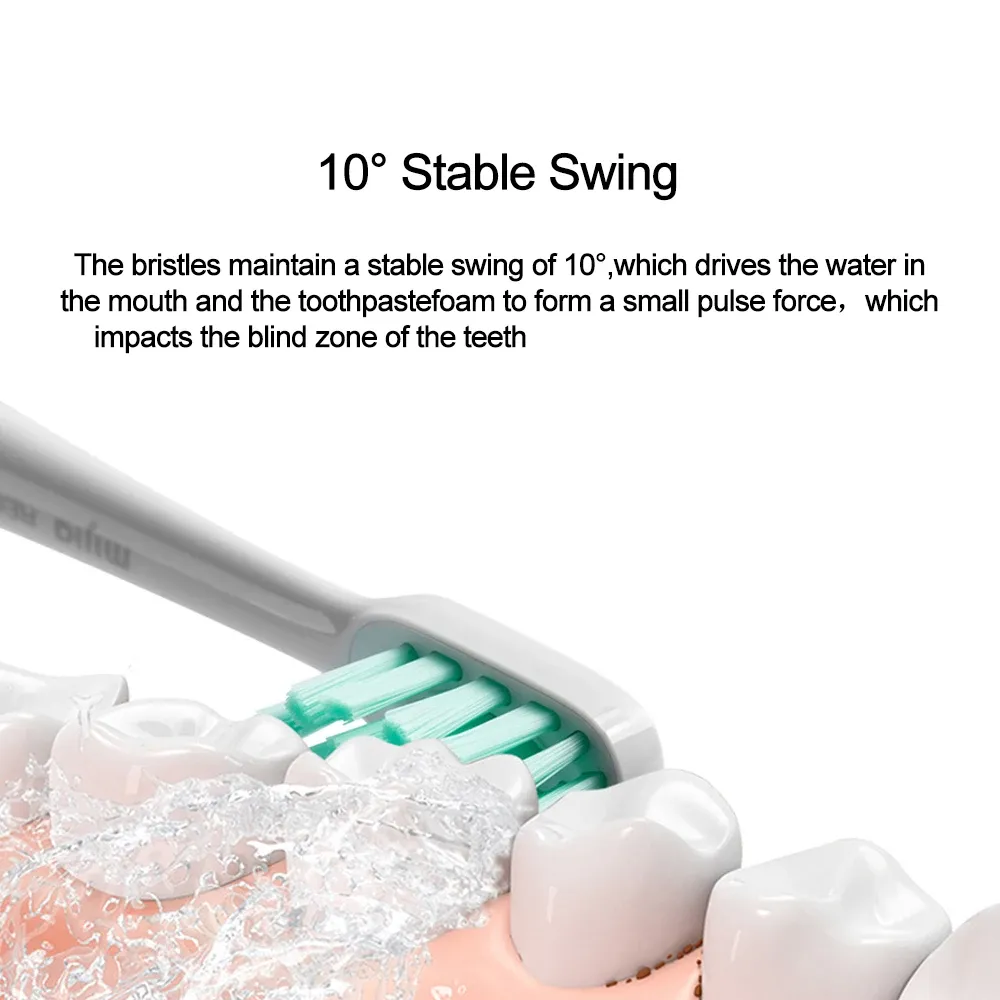 Détail de l'équilibre stable de la brosse à dents MIJIA T300