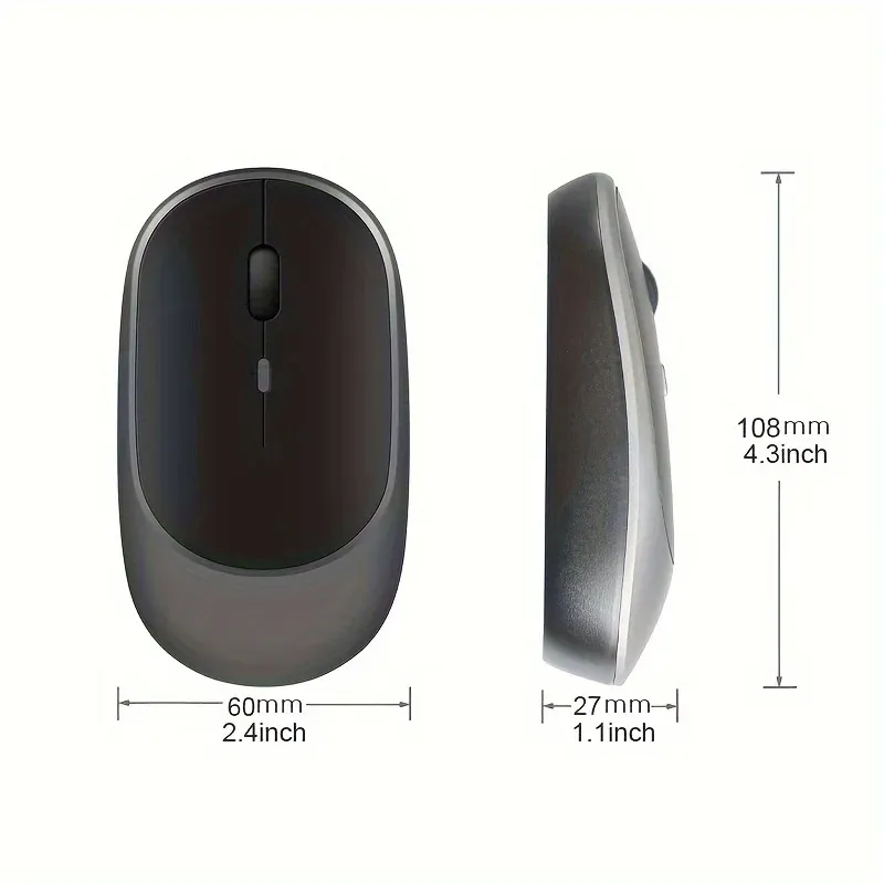 Souris sans fil compatible multi-appareils