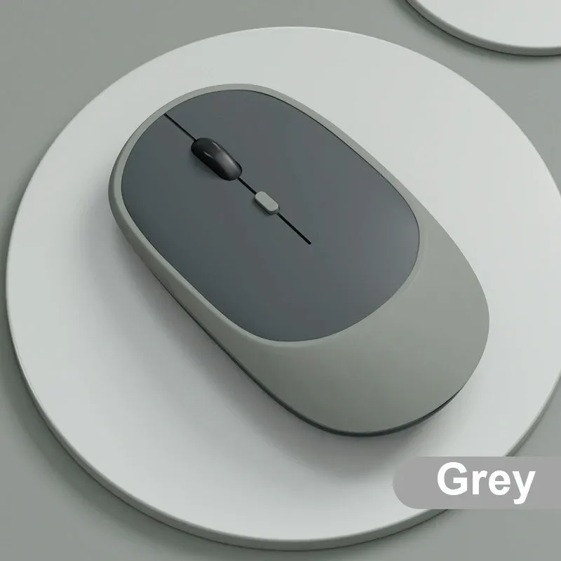Souris sans fil rechargeable à double mode, Bluetooth et USB 2.4 GHz, compatible ordinateur portable, tablette, PC et MacBook 11