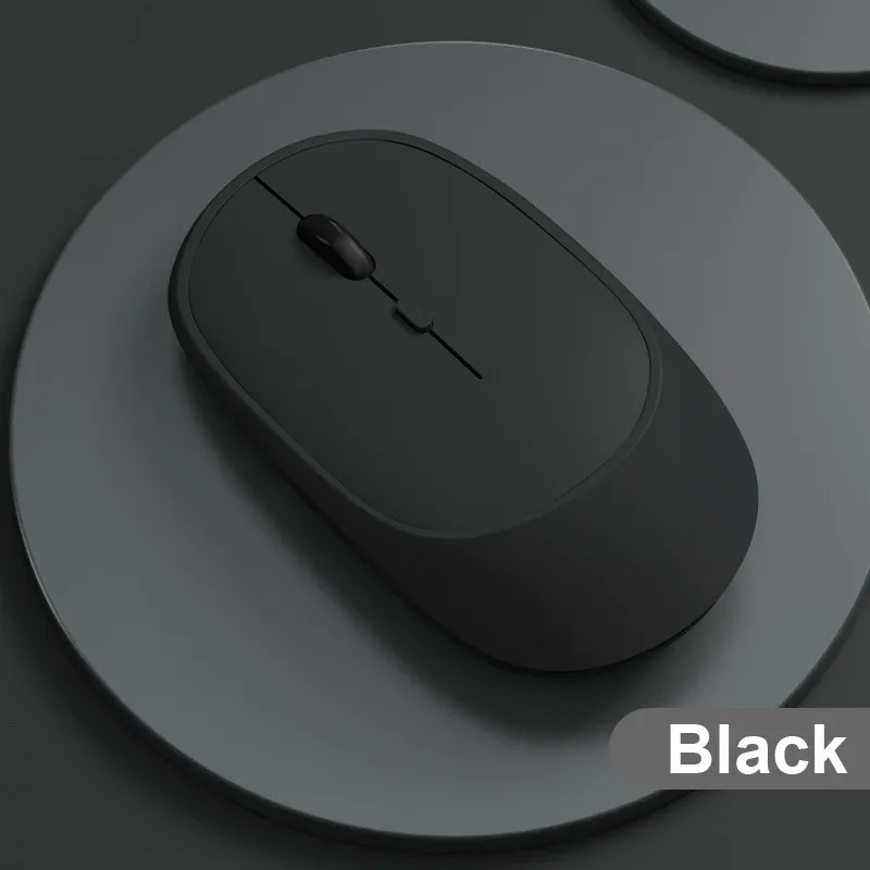 Souris sans fil rechargeable à double mode, Bluetooth et USB 2.4 GHz, compatible ordinateur portable, tablette, PC et MacBook 7