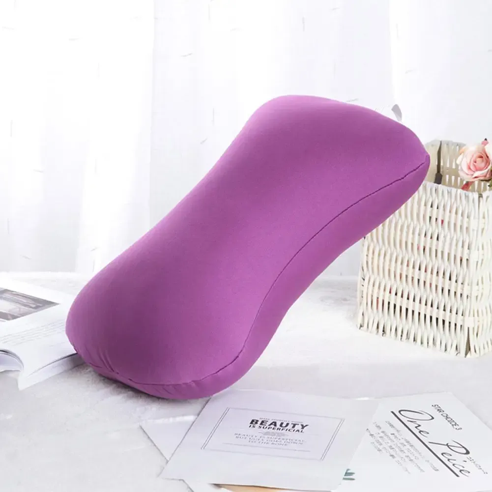 Traversin tube à microbilles en mousse, oreiller cylindrique pour le cou et la nuque, soutien de voyage, sommeil maison 3