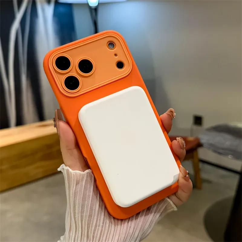 Support pliable magnétique pour iPhone, fenêtre dégagée