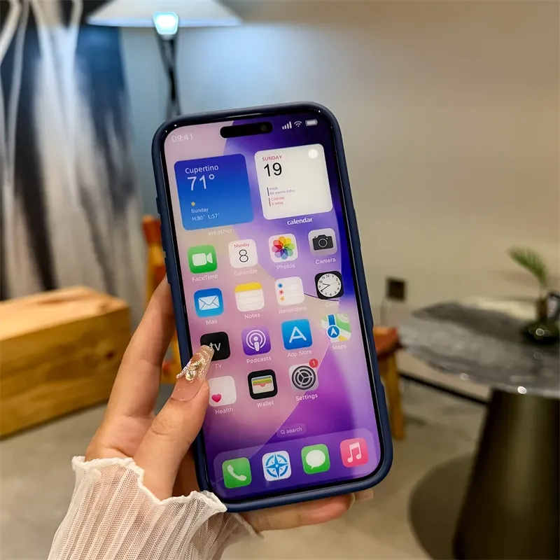 Support pliable magnétique pour iPhone, vue latérale