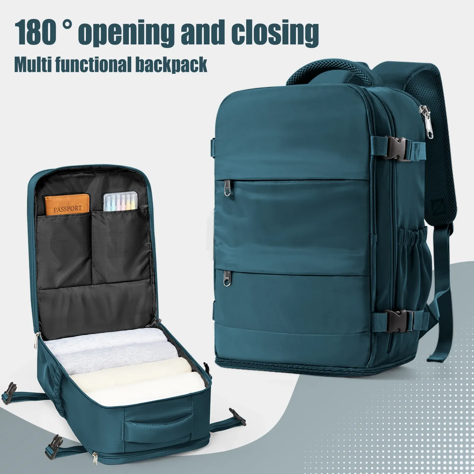 Sac à dos Ryanair 40 x 30 x 20 cm, bagage cabine pour voyage homme et femme, compartiment pour ordinateur portable 10