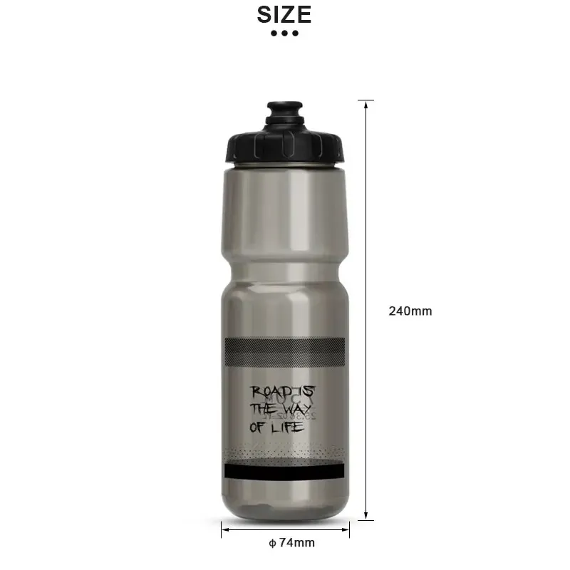 RIDERACE Bidon de vélo 750 ml en plastique PP5 pour la course, l'escalade et les sports de plein air 6