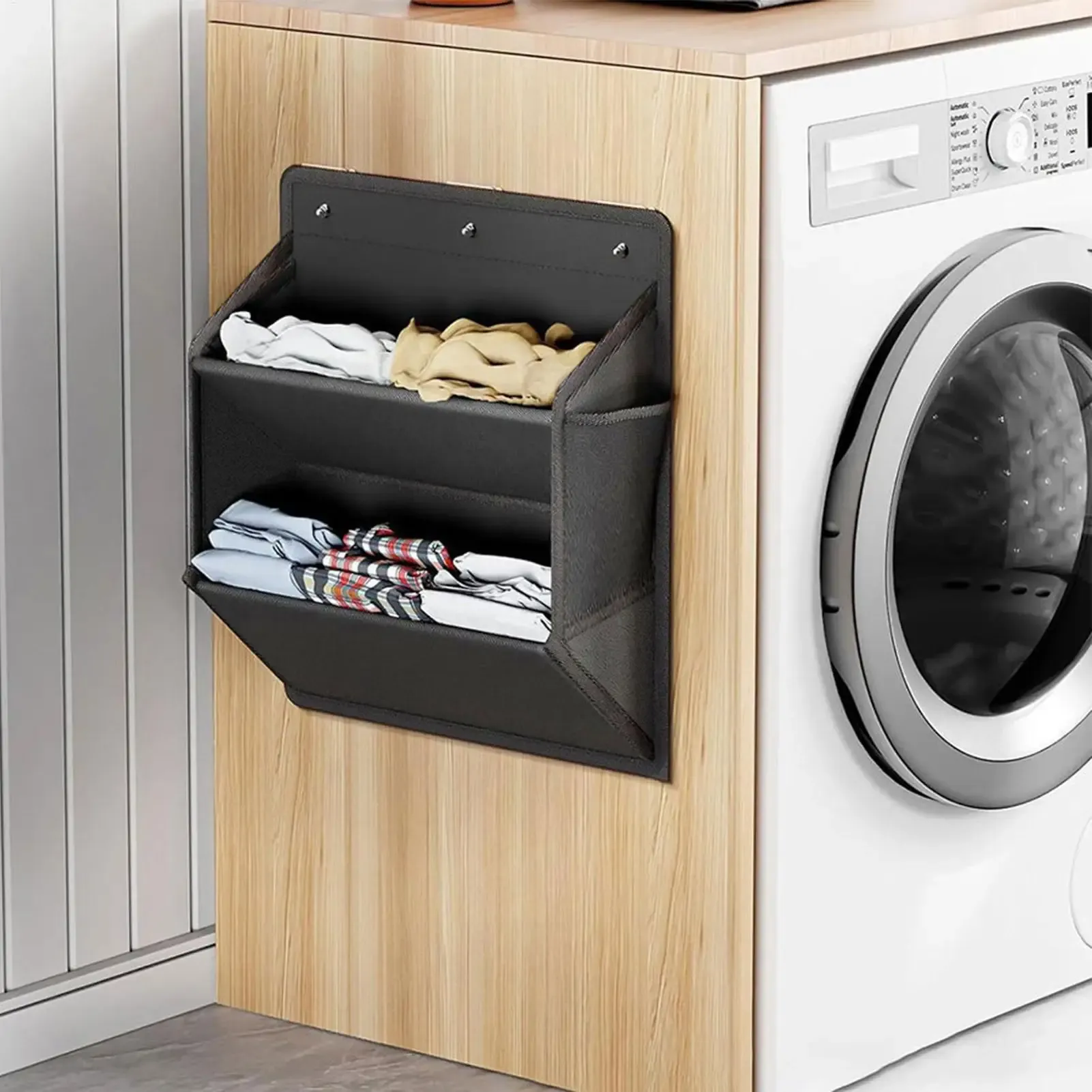 Organisateur de rangement suspendu pour porte en tissu Oxford, idéal pour chaussures, accessoires de camping-car et placard de chambre 4