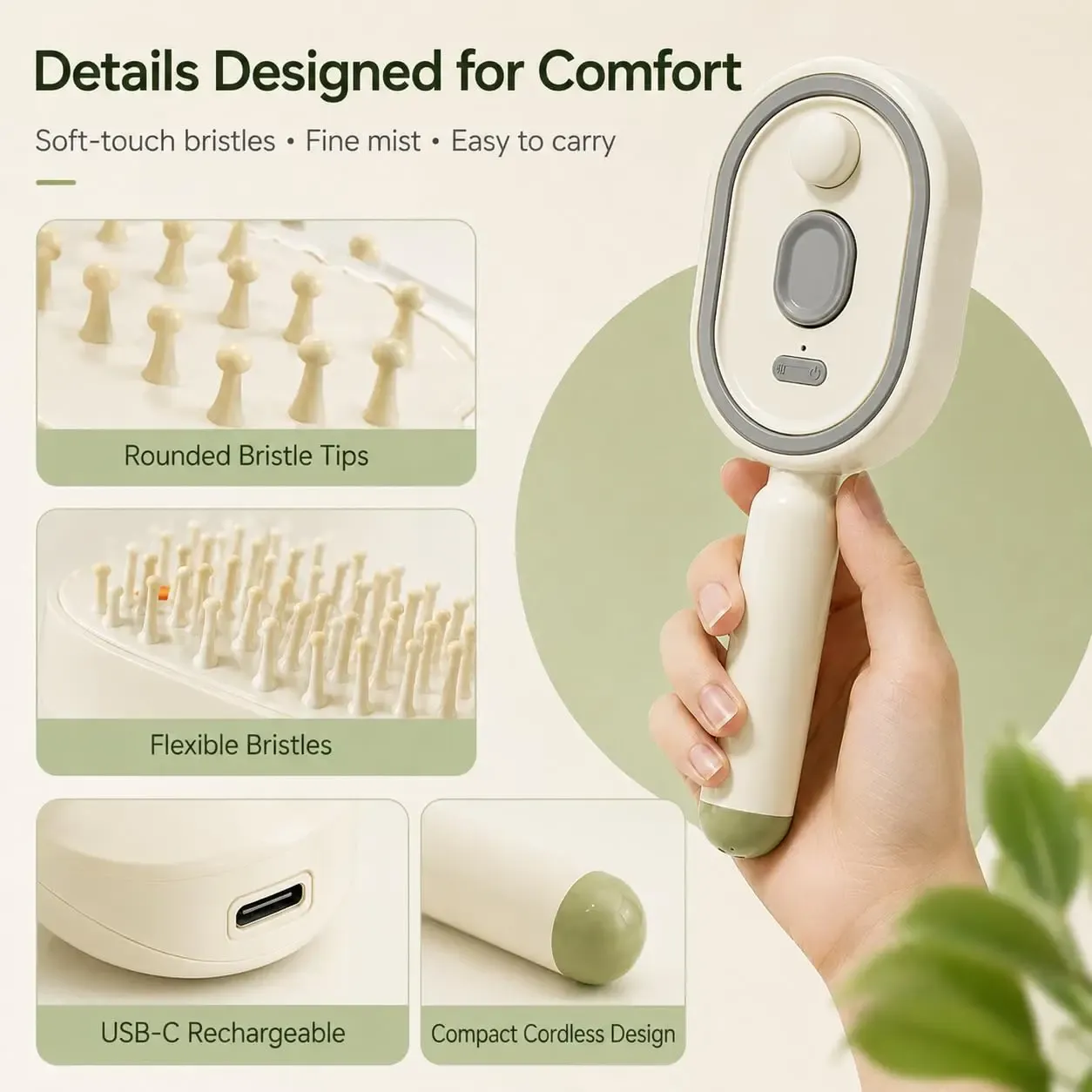 Peigne de massage multifonctionnel