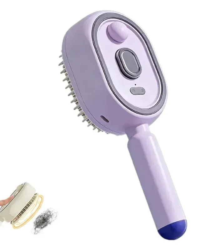 Peigne de massage multifonctionnel, masseur de cuir chevelu électrique à coussin d'air, peigne pulvérisateur auto-nettoyant pour soins capillaires aux huiles essentielles, cadeau pour femmes 12