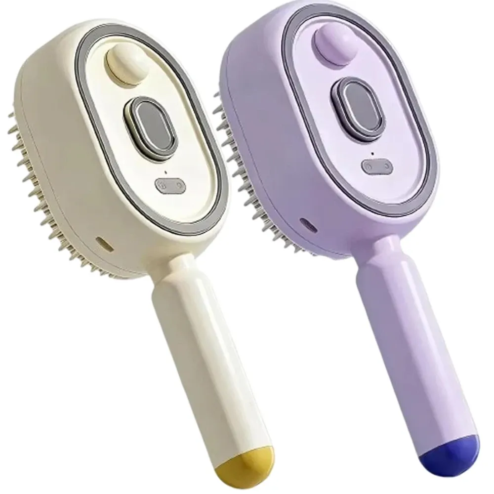 Peigne de massage multifonctionnel, masseur de cuir chevelu électrique à coussin d'air, peigne pulvérisateur auto-nettoyant pour soins capillaires aux huiles essentielles, cadeau pour femmes 11