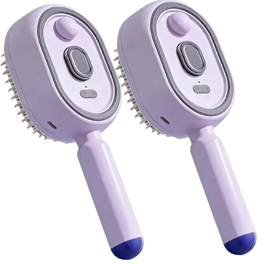 Peigne de massage multifonctionnel, masseur de cuir chevelu électrique à coussin d'air, peigne pulvérisateur auto-nettoyant pour soins capillaires aux huiles essentielles, cadeau pour femmes 9