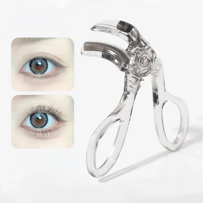 Recourbe-cils double avec peigne – Clips larges et partiels, imperméable, longue durée, boucle naturelle, certifié unisexe 4
