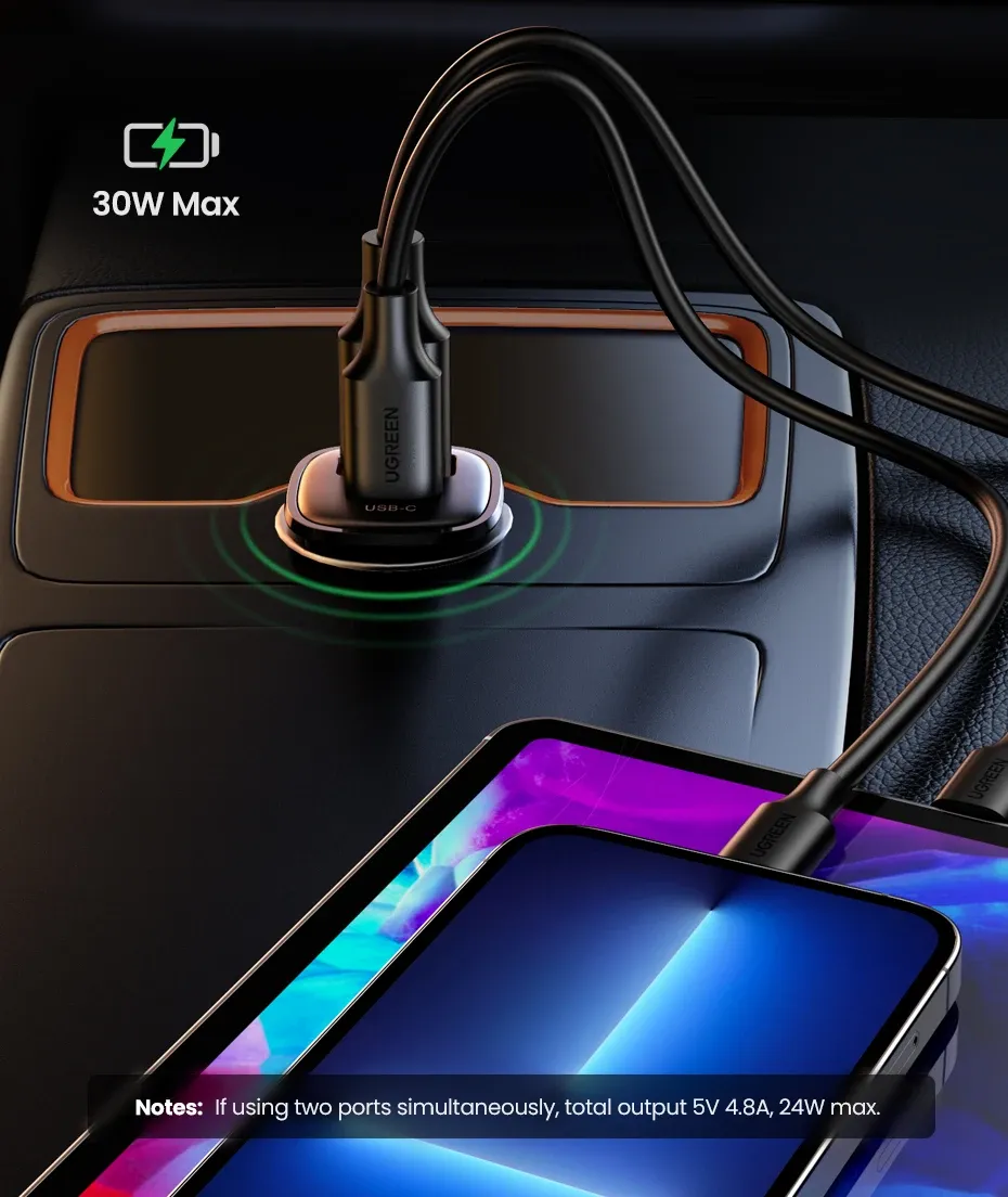 Charge simultanée de deux appareils