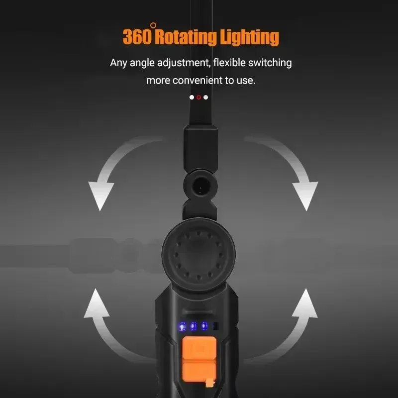 Lampe de travail LED rechargeable, éclairage frontal LED