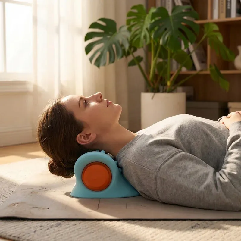Coussin de massage électrique pour le cou, les épaules et le dos, masseur cervical à pression des doigts, appareil de relaxation à domicile pour soulager les douleurs corporelles 5