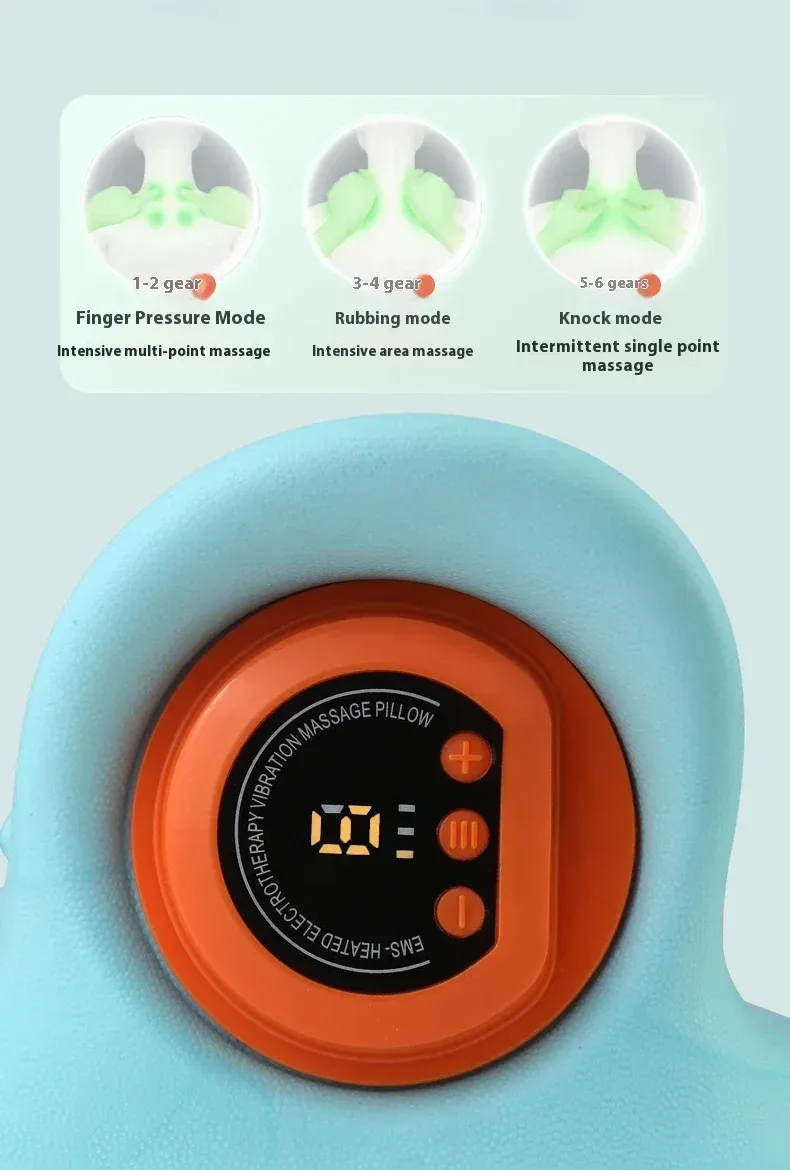 Détail du coussin de massage cervical