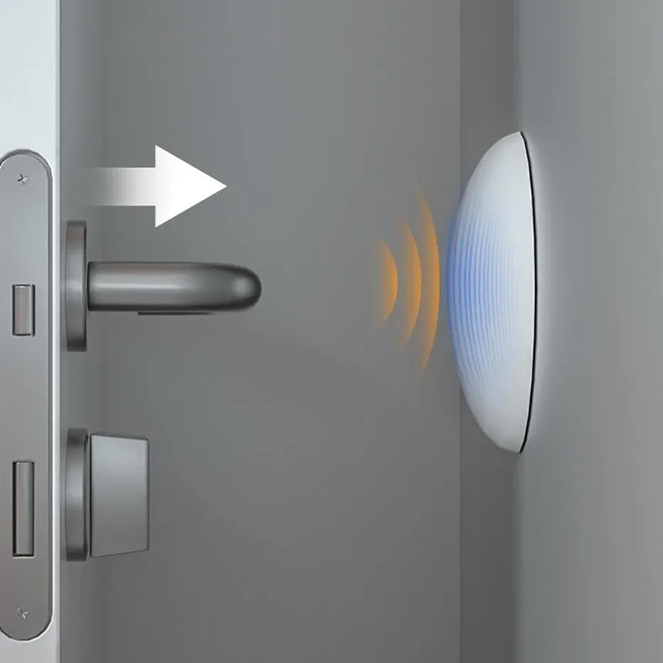 Butoir de porte en silicone sous différents angles