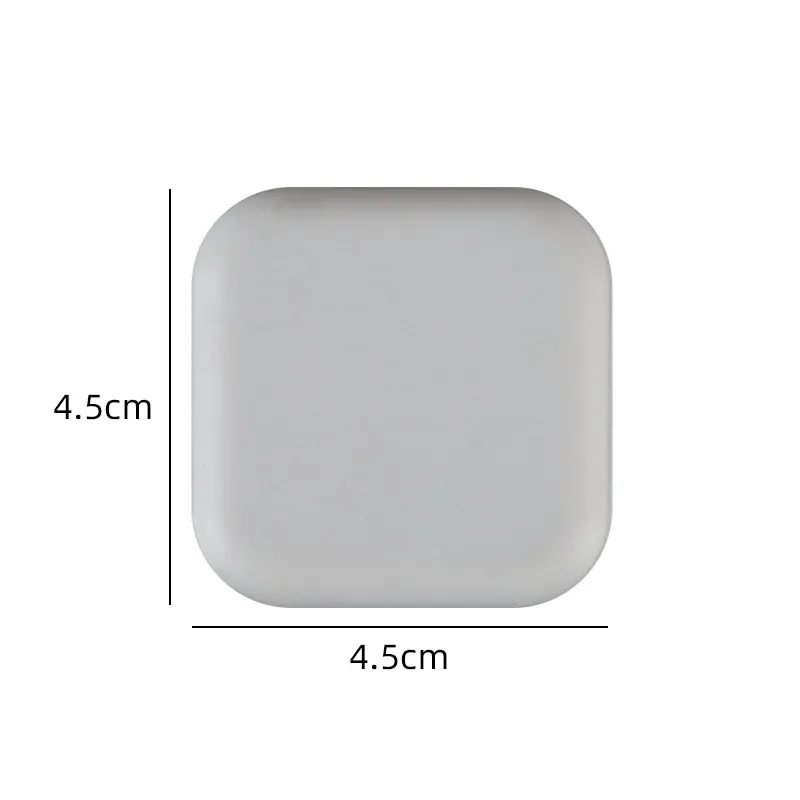 Butée de porte en silicone auto-adhésive, anti-choc, silencieuse, protection murale pour poignée de porte 16