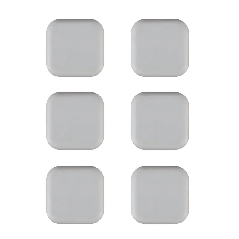 Butée de porte en silicone auto-adhésive, anti-choc, silencieuse, protection murale pour poignée de porte 10