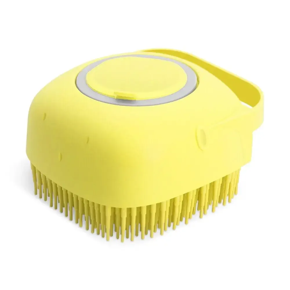 Brosse de shampoing pour animal, vue en situation