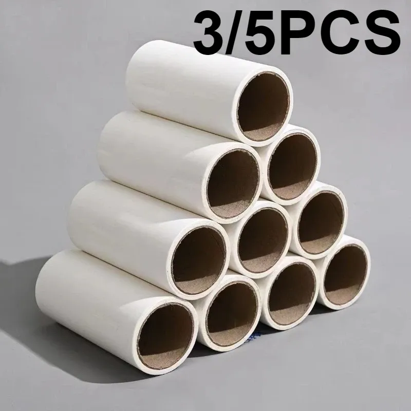 Rouleaux anti-peluches blancs, lot de 3 ou 5 - Pour vêtements, tapis et literie - Élimination des poils d'animaux - Image 1
