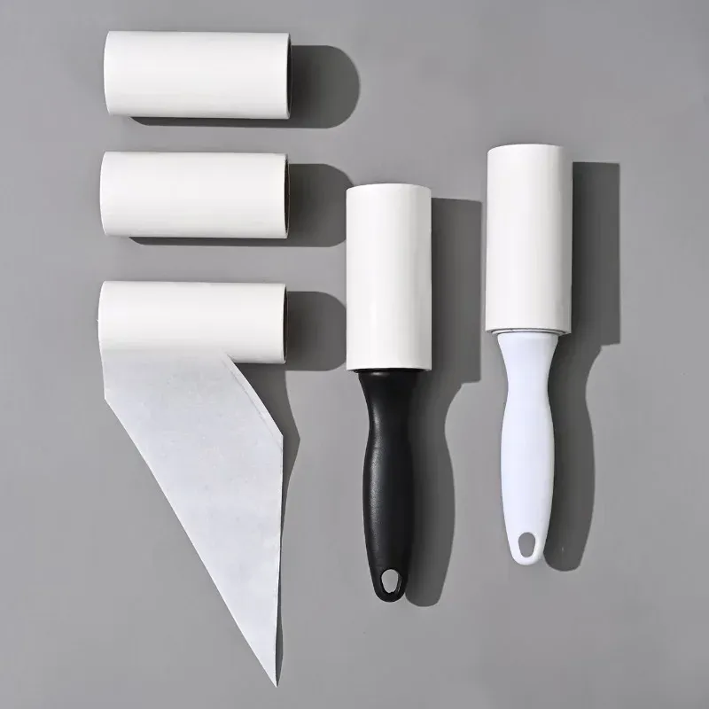 Rouleau anti-peluches blanc, vue de détail