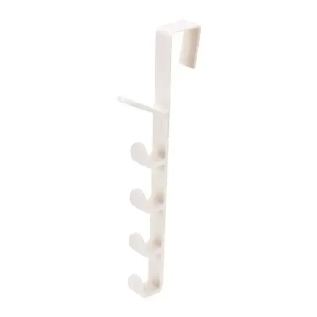 Porte-manteau et étagère de rangement à suspendre pour porte d'armoire, placard et dortoir 7